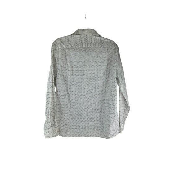 Tommy Hilfiger Mens Slim Fit Button-Up Dress Shirt With Blue Pink Micro Print M - Picture 2 of 10